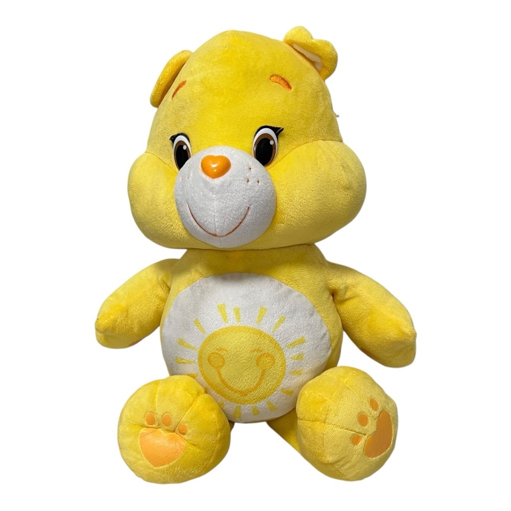 Care Bears Funshine Yellow Plush Bear Stuffed Animal Toy 15”